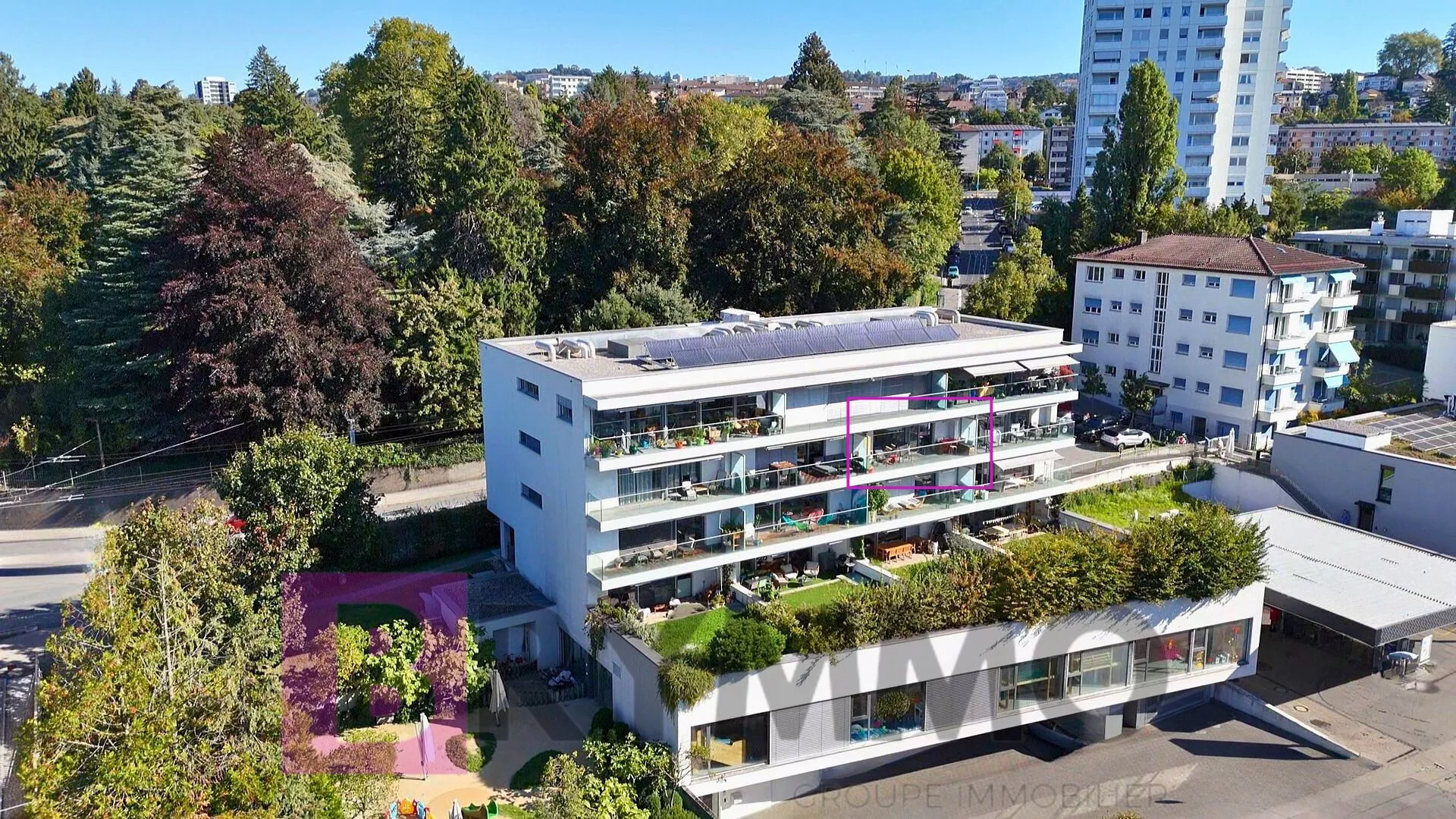 Appartement 3,5 pièces avec vue lac à Lausanne